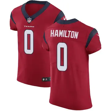 Nike DaeSean Hamilton Men's Elite Houston Texans Red Alternate Vapor Untouchable Jersey