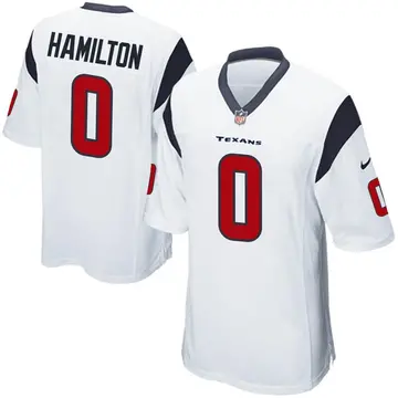 Nike DaeSean Hamilton Men's Game Houston Texans White Jersey