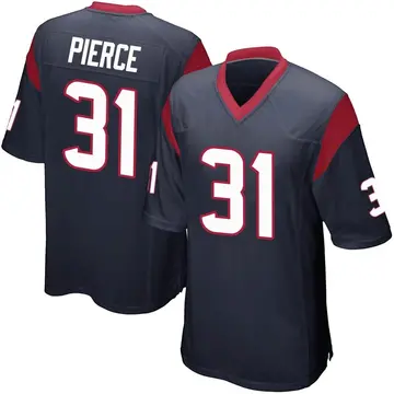 Nike Dameon Pierce Men's Game Houston Texans Navy Blue Team Color Jersey