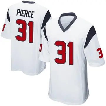 Nike Dameon Pierce Men's Game Houston Texans White Jersey