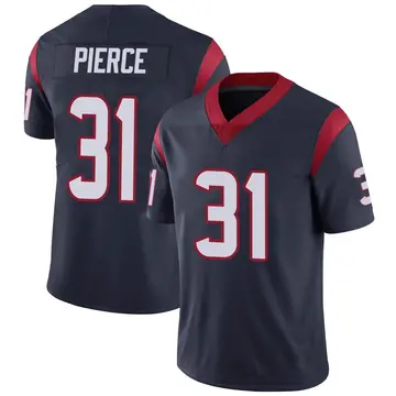 Nike Dameon Pierce Men's Limited Houston Texans Navy Blue Team Color Vapor Untouchable Jersey