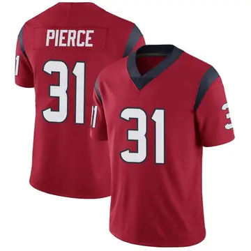 Nike Dameon Pierce Men's Limited Houston Texans Red Alternate Vapor Untouchable Jersey
