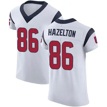 Nike Damon Hazelton Men's Elite Houston Texans White Vapor Untouchable Jersey