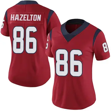Nike Damon Hazelton Women's Limited Houston Texans Red Alternate Vapor Untouchable Jersey