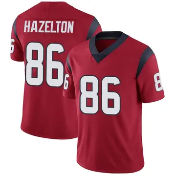Nike Damon Hazelton Youth Limited Houston Texans Red Alternate Vapor Untouchable Jersey