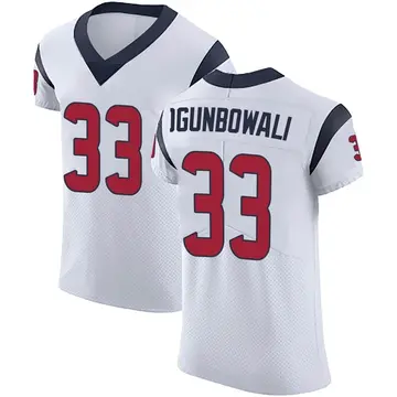 Nike Dare Ogunbowale Men's Elite Houston Texans White Vapor Untouchable Jersey