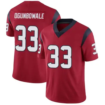 Nike Dare Ogunbowale Men's Limited Houston Texans Red Alternate Vapor Untouchable Jersey