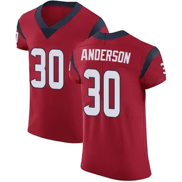 Nike Darius Anderson Men's Elite Houston Texans Red Alternate Vapor Untouchable Jersey