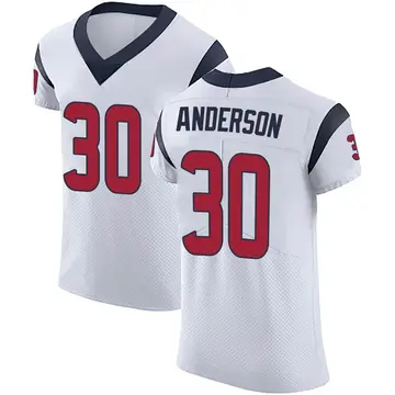 Nike Darius Anderson Men's Elite Houston Texans White Vapor Untouchable Jersey