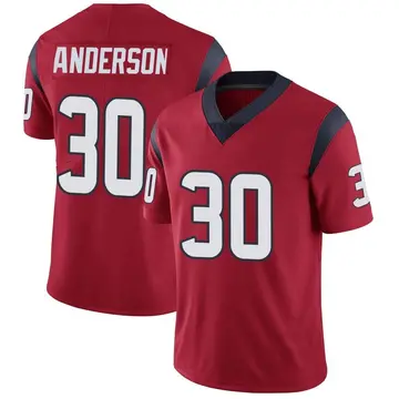 Nike Darius Anderson Men's Limited Houston Texans Red Alternate Vapor Untouchable Jersey