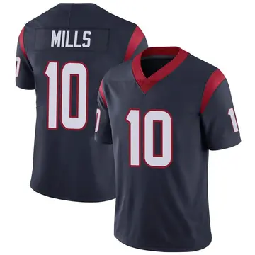 Nike Davis Mills Men's Limited Houston Texans Navy Blue Team Color Vapor Untouchable Jersey
