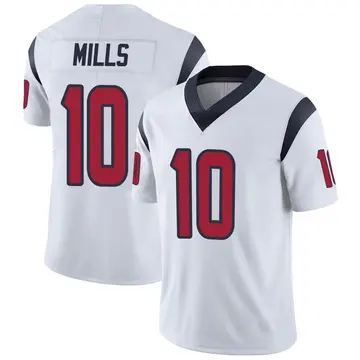Nike Davis Mills Men's Limited Houston Texans White Vapor Untouchable Jersey