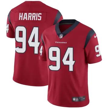 Nike Demone Harris Men's Limited Houston Texans Red Alternate Vapor Untouchable Jersey