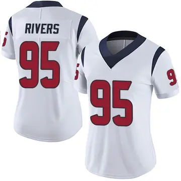Nike Derek Rivers Women's Limited Houston Texans White Vapor Untouchable Jersey