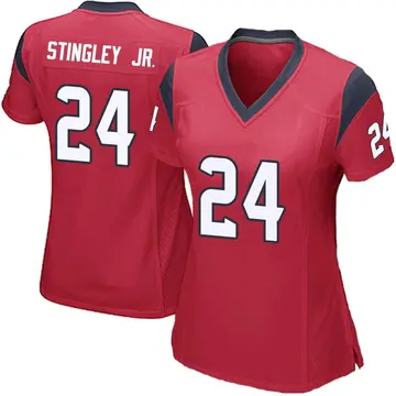 Nike Derek Stingley Jr. Women's Game Houston Texans Red Alternate Jersey