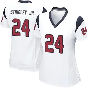 Nike Derek Stingley Jr. Women's Game Houston Texans White Jersey