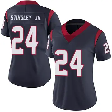 Nike Derek Stingley Jr. Women's Limited Houston Texans Navy Blue Team Color Vapor Untouchable Jersey