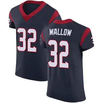 Nike Garret Wallow Men's Elite Houston Texans Navy Blue Team Color Vapor Untouchable Jersey