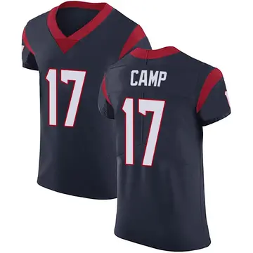 Nike Jalen Camp Men's Elite Houston Texans Navy Blue Team Color Vapor Untouchable Jersey
