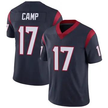 Nike Jalen Camp Men's Limited Houston Texans Navy Blue Team Color Vapor Untouchable Jersey