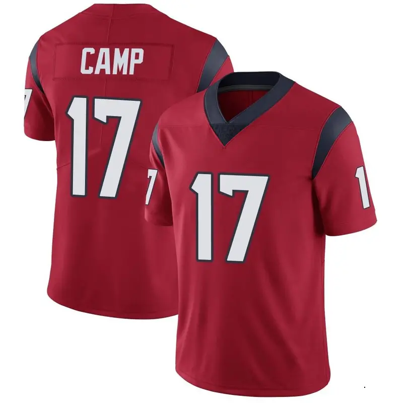 Nike Jalen Camp Men's Limited Houston Texans Red Alternate Vapor Untouchable Jersey