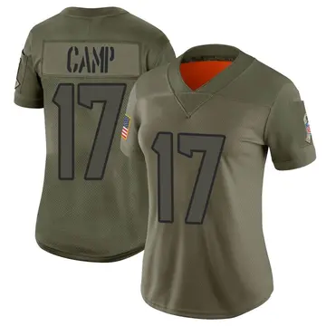 Nike Jalen Camp Women's Limited Houston Texans Camo 2019 Salute to Service Jersey