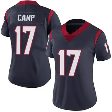 Nike Jalen Camp Women's Limited Houston Texans Navy Blue Team Color Vapor Untouchable Jersey