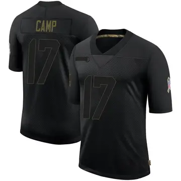 Nike Jalen Camp Youth Limited Houston Texans Black 2020 Salute To Service Jersey