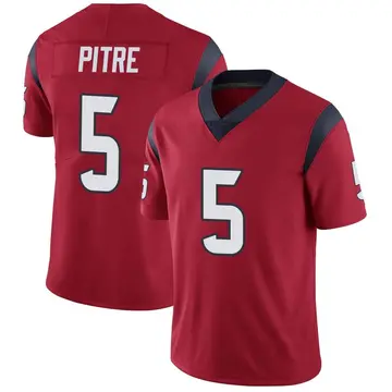 Nike Jalen Pitre Men's Limited Houston Texans Red Alternate Vapor Untouchable Jersey