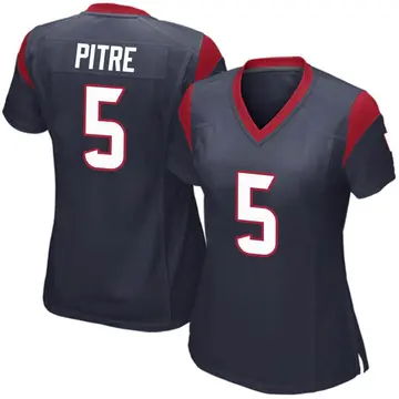 Nike Jalen Pitre Women's Game Houston Texans Navy Blue Team Color Jersey