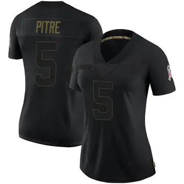 Nike Jalen Pitre Women's Limited Houston Texans Black 2020 Salute To Service Jersey