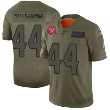 Nike Jalen Reeves-Maybin Men's Limited Houston Texans Camo 2019 Salute to Service Jersey
