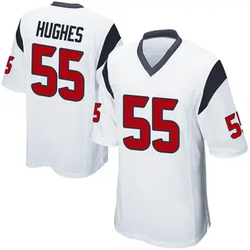 Nike Jerry Hughes Men's Game Houston Texans White Jersey