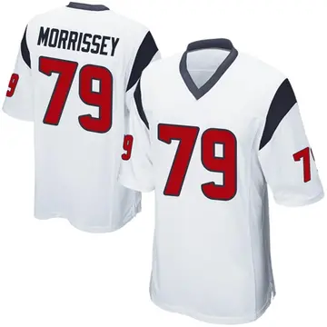 Nike Jimmy Morrissey Men's Game Houston Texans White Jersey