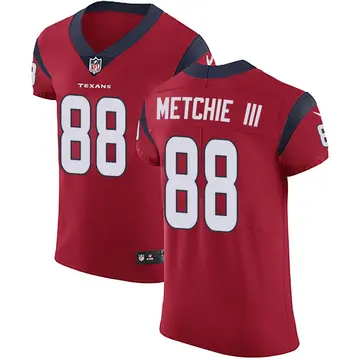 Nike John Metchie III Men's Elite Houston Texans Red Alternate Vapor Untouchable Jersey