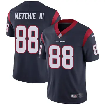 Nike John Metchie III Youth Limited Houston Texans Navy Blue Team Color Vapor Untouchable Jersey
