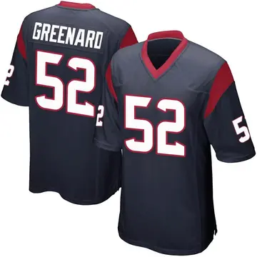 Nike Jonathan Greenard Men's Game Houston Texans Navy Blue Team Color Jersey