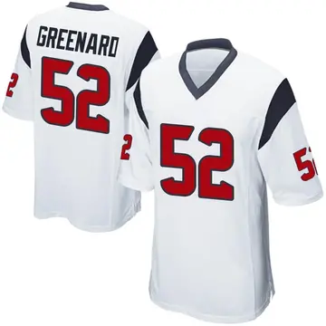 Nike Jonathan Greenard Men's Game Houston Texans White Jersey