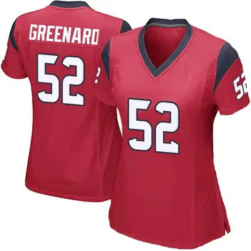 Nike Jonathan Greenard Women's Game Houston Texans Red Alternate Jersey