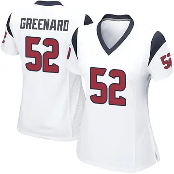 Nike Jonathan Greenard Women's Game Houston Texans White Jersey