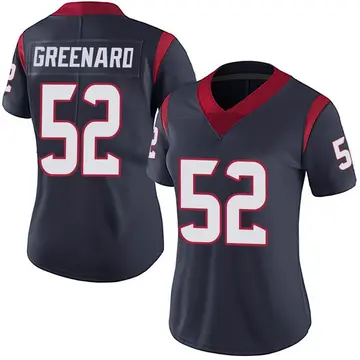 Nike Jonathan Greenard Women's Limited Houston Texans Navy Blue Team Color Vapor Untouchable Jersey