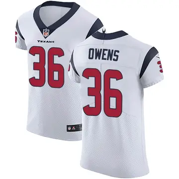Nike Jonathan Owens Men's Elite Houston Texans White Vapor Untouchable Jersey