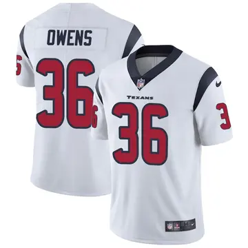 Nike Jonathan Owens Men's Limited Houston Texans White Vapor Untouchable Jersey
