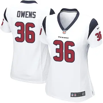 Nike Jonathan Owens Women's Game Houston Texans White Jersey
