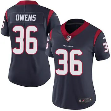 Nike Jonathan Owens Women's Limited Houston Texans Navy Blue Team Color Vapor Untouchable Jersey