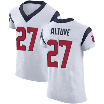 Nike Jose Altuve Men's Elite Houston Texans White Vapor Untouchable Jersey
