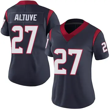 Nike Jose Altuve Women's Limited Houston Texans Navy Blue Team Color Vapor Untouchable Jersey