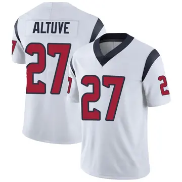 Nike Jose Altuve Youth Limited Houston Texans White Vapor Untouchable Jersey