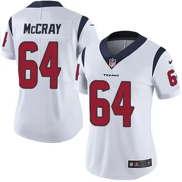 Nike Justin McCray Women's Limited Houston Texans White Vapor Untouchable Jersey