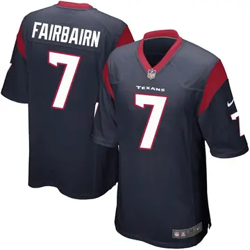 Nike Ka'imi Fairbairn Men's Game Houston Texans Navy Blue Team Color Jersey